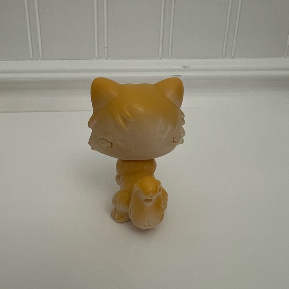 Vintage LPS - Littlest Pet Shop - 2005 Rare Magic Motion Cat - yellow/white - Picture 4 of 5